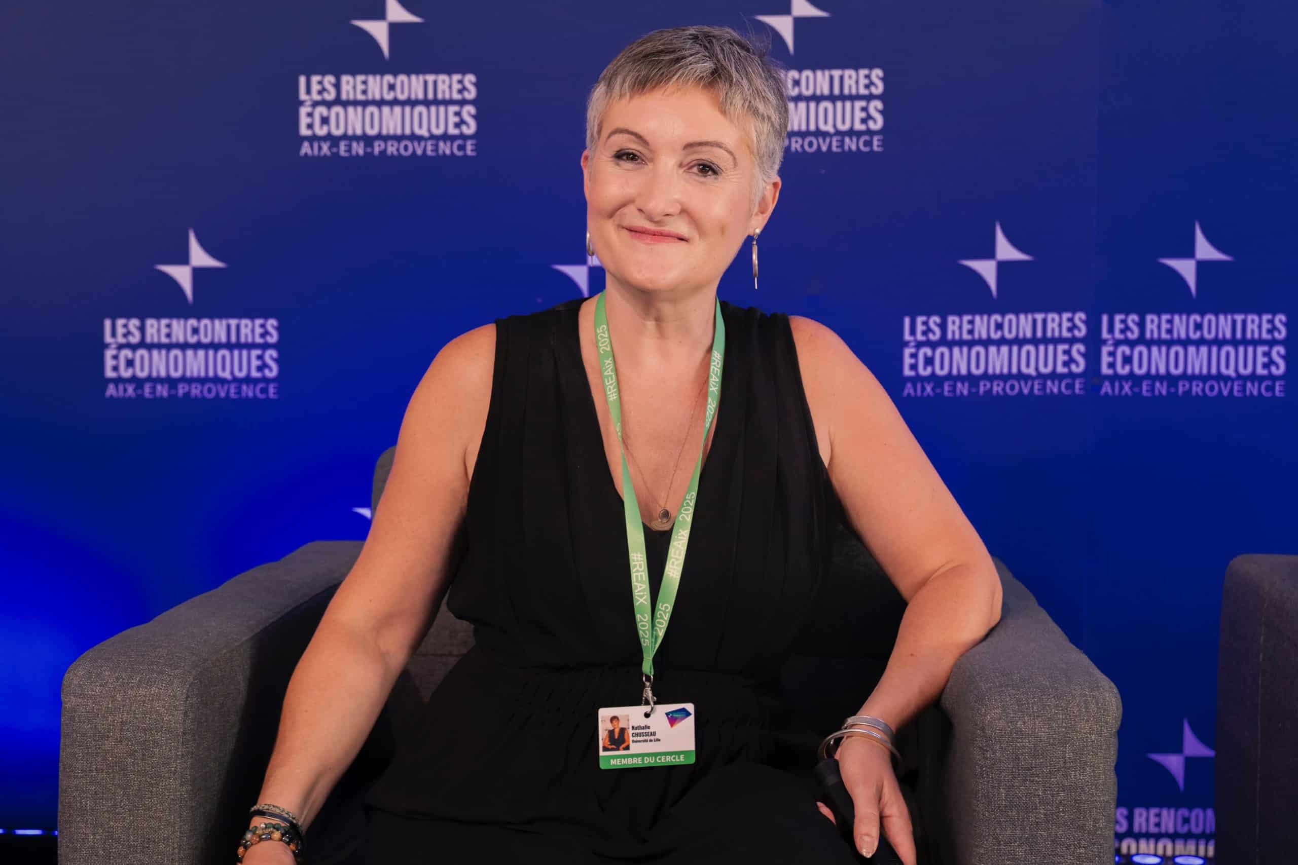 Nathalie Chusseau aux Rencontres Économiques d'Aix-en-Provence